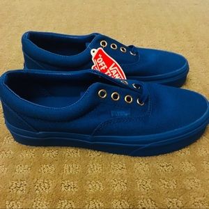 Vans Authentic Primary Mono Gold Lace-Hole “Blue”